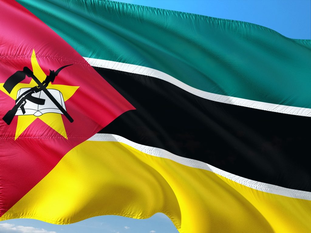 flag, mozambique, country, banner, south east africa
